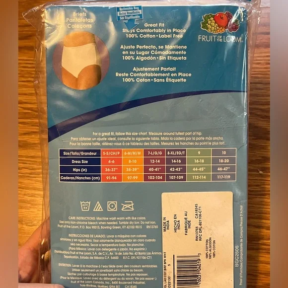 ❌ FINAL CALL❌NWT-%100 cotton briefs - Picture 3 of 3